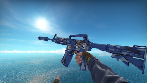 Steam Community :: Screenshot :: ST M4A1S Bright water FN WITH 4 holo NIP.....