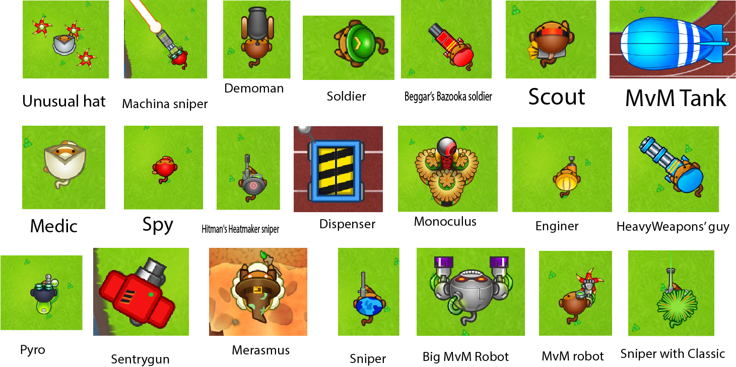 bloons td 6 types of bloons