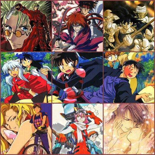 My Anime and Manga respectively 3x3. Even after 10 years, I'm