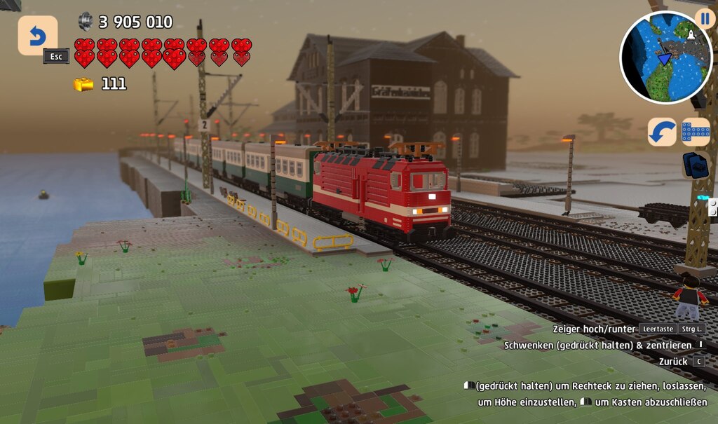 Lego worlds hot sale train