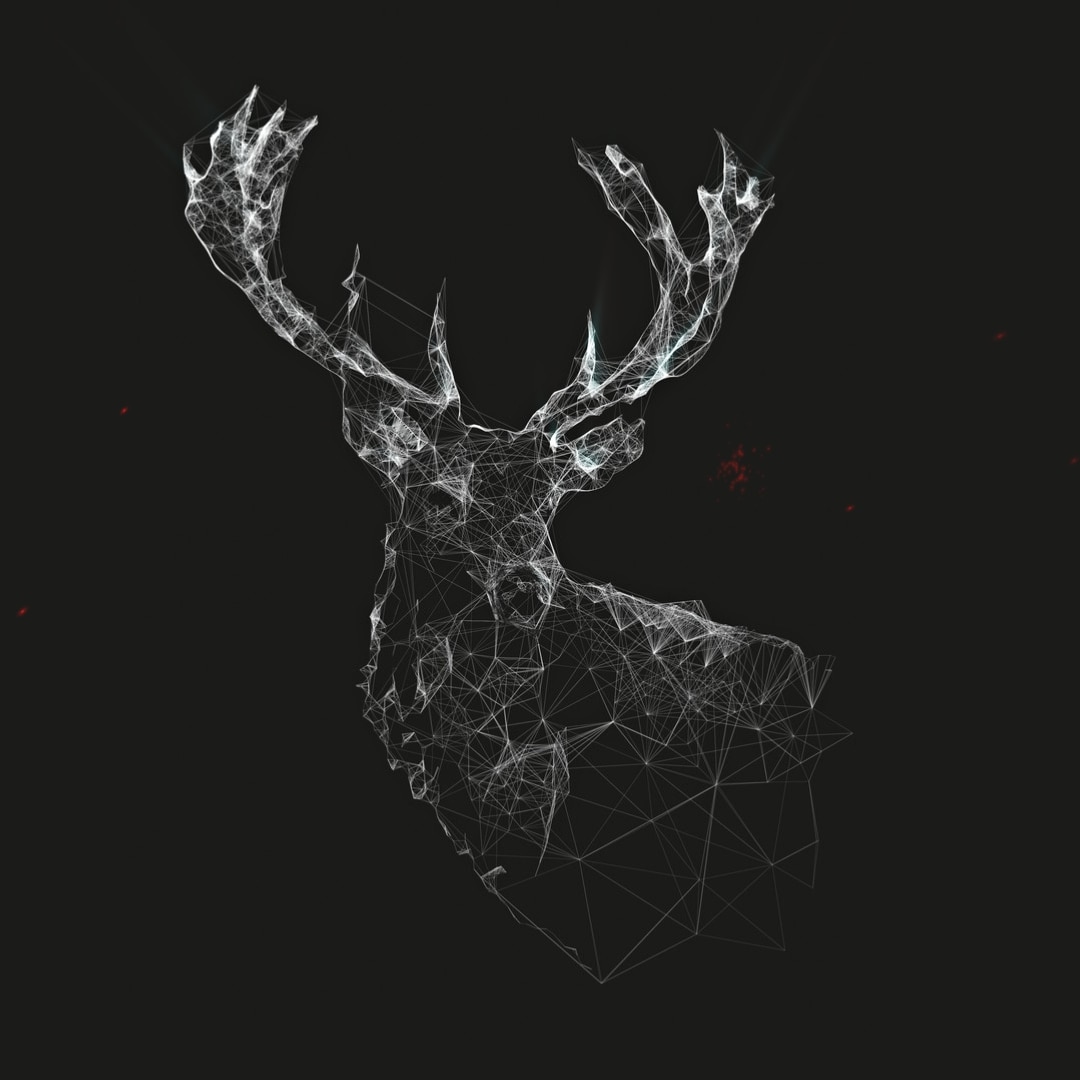 Minimal Plexus Deer [1920 x 1080]