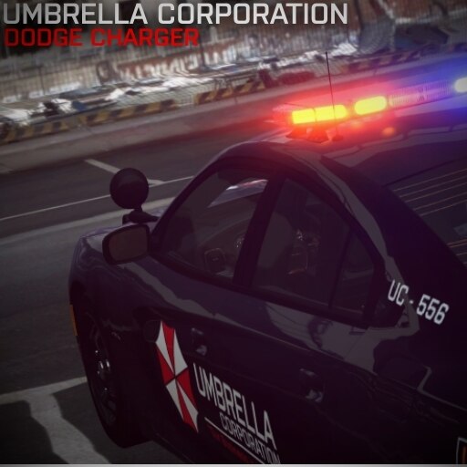 2pcs Umbrella Corporation Resident Evil Infected Biohazard Car