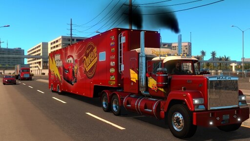 Mack truck superliner trailer cheap rayo mcqueen