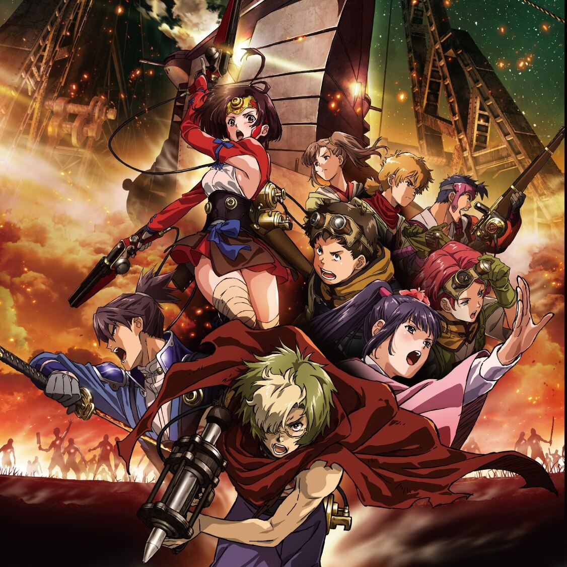 Koutetsujou no Kabaneri OP [1080p/60fps]