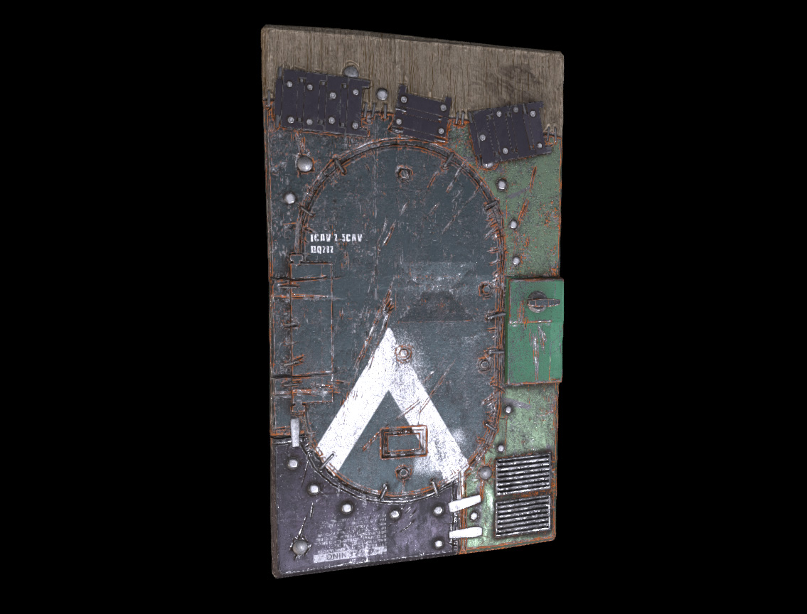 Salvaged APC Door