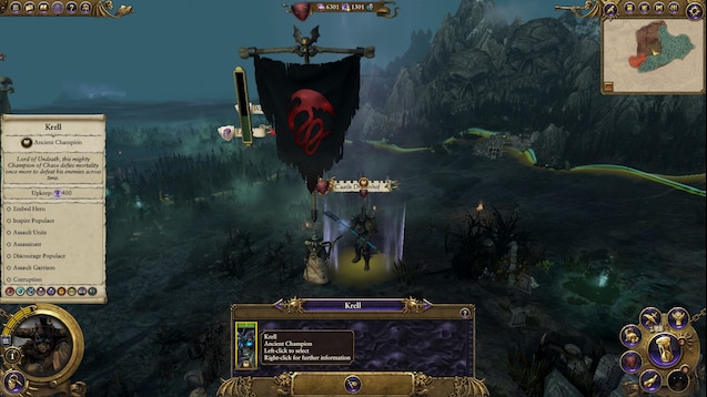 Krell entry appears in Total War: Warhammer Steam database…