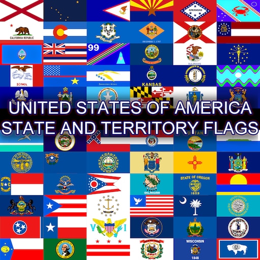 Steam Workshop::USA States and Territories Flags