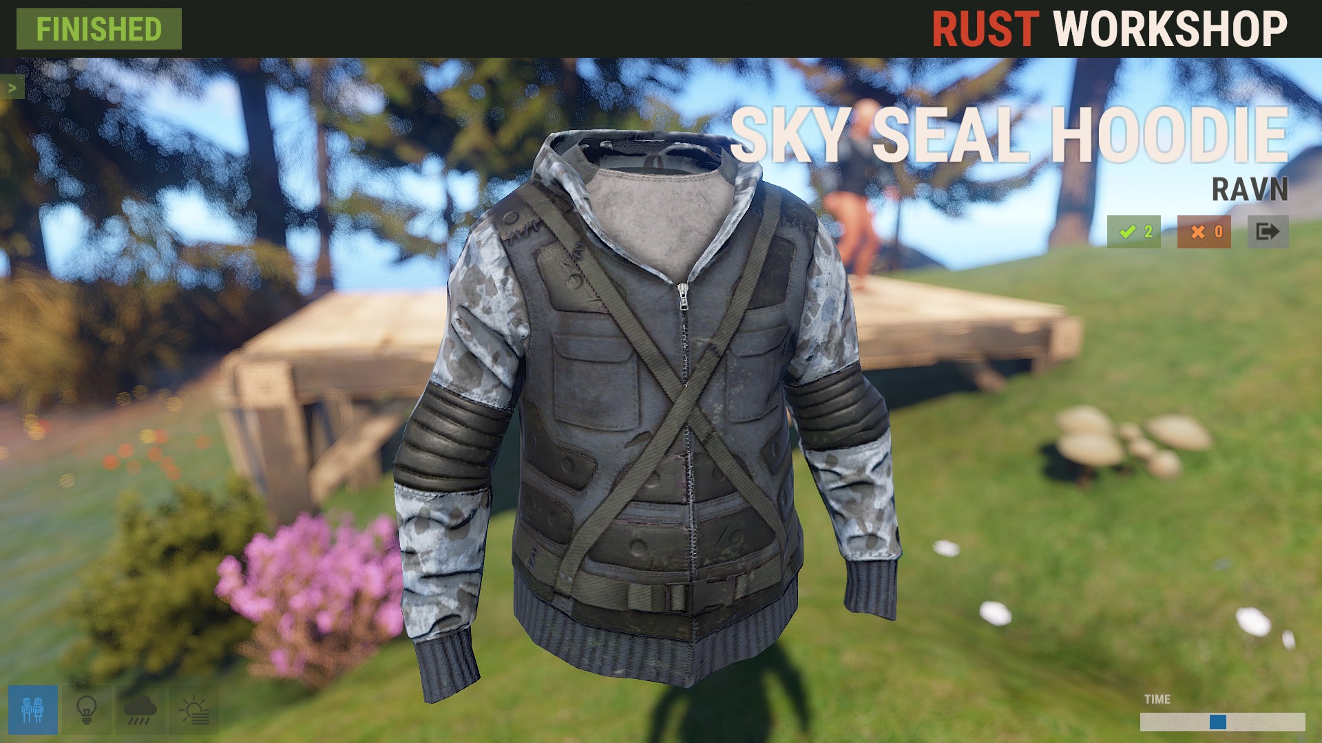 Sky Seal Hoodie thumbnail 2