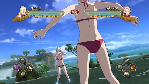 Ino X Sakura Bikini battle! 
