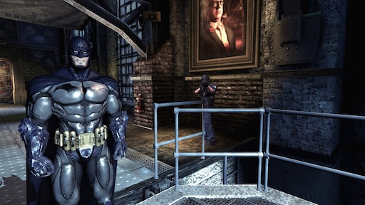 Batman Arkham Knight - The Batman Movie Skin Free Roam Gameplay