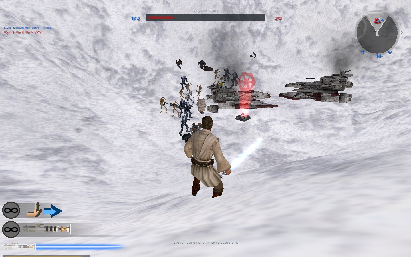 battlefront 2 pc icursor on scrren
