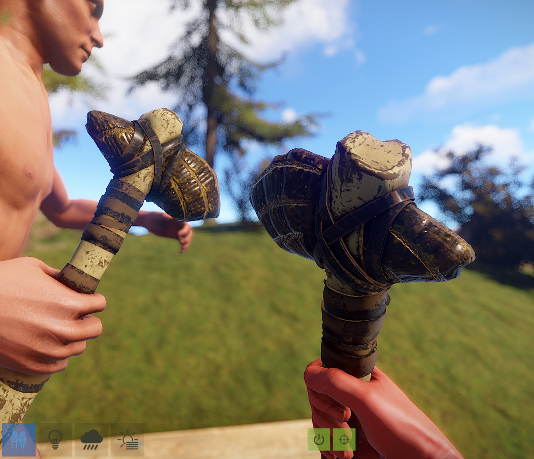 Large Fruit Pit Hatchet thumbnail 4