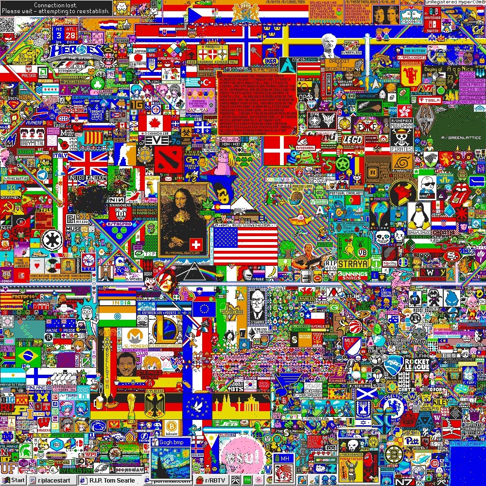 Reddit /r/ Place Chronos Wallpapers HDV