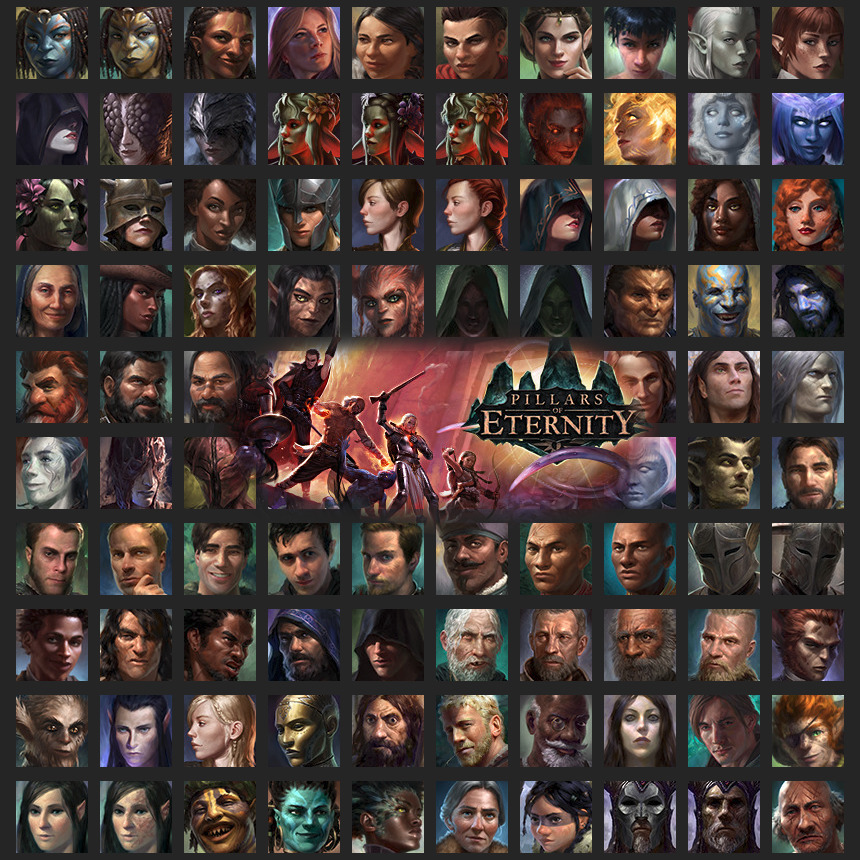 pillars of eternity portraits custom