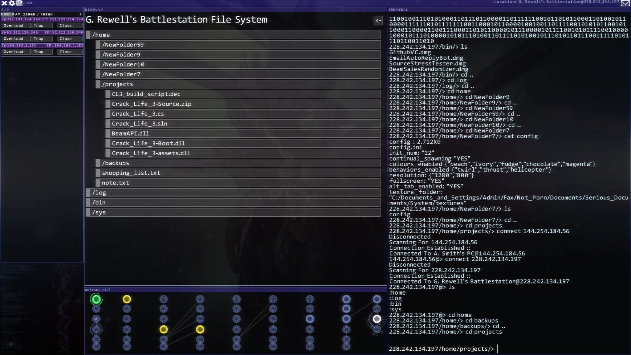 hacknet stop trace