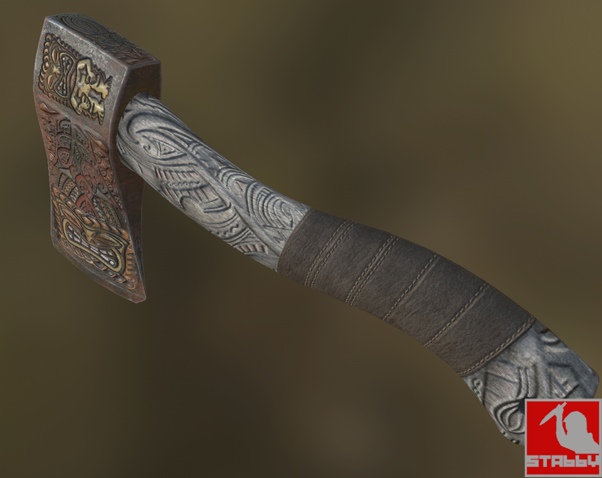 Polynesian War Axe thumbnail 4