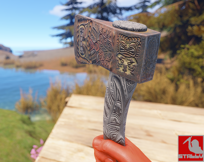 Polynesian War Axe thumbnail 7