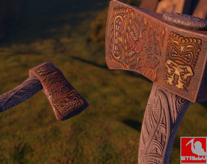 Polynesian War Axe thumbnail 8