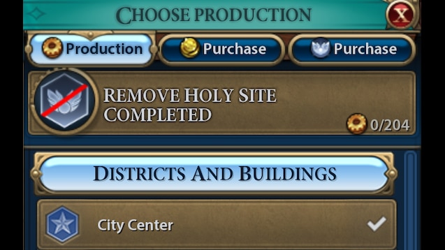 Civ 5 remove holy city crossword