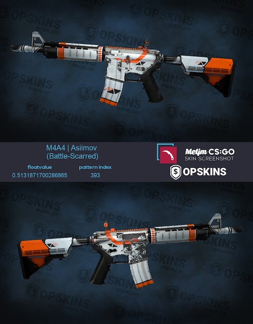 M4a4 asiimov bs фото 1