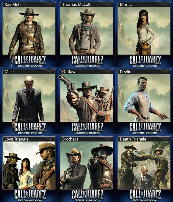 steam toplulugu call of juarez bound in blood trading cards art fanmade