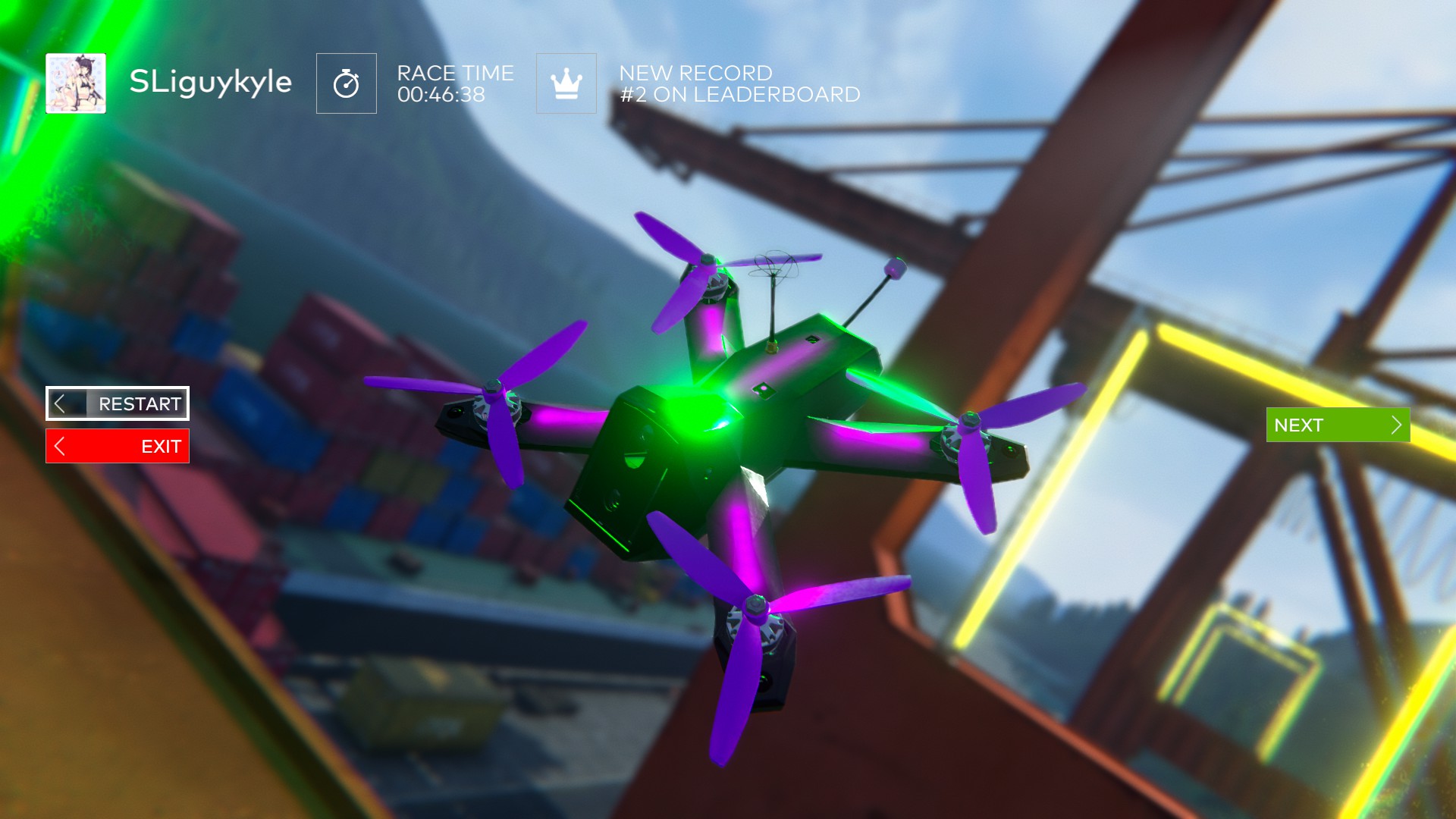 the drone racing league simulator video game