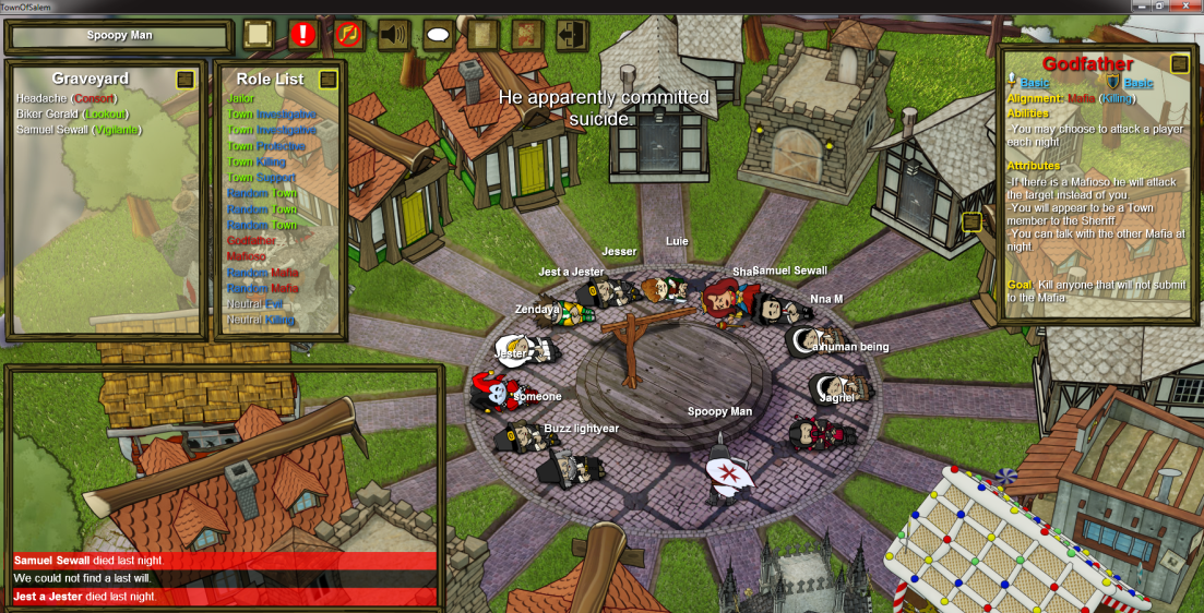 who to fake being as framer town of salem