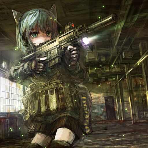 Steam Workshop::Neko Girl With Gun