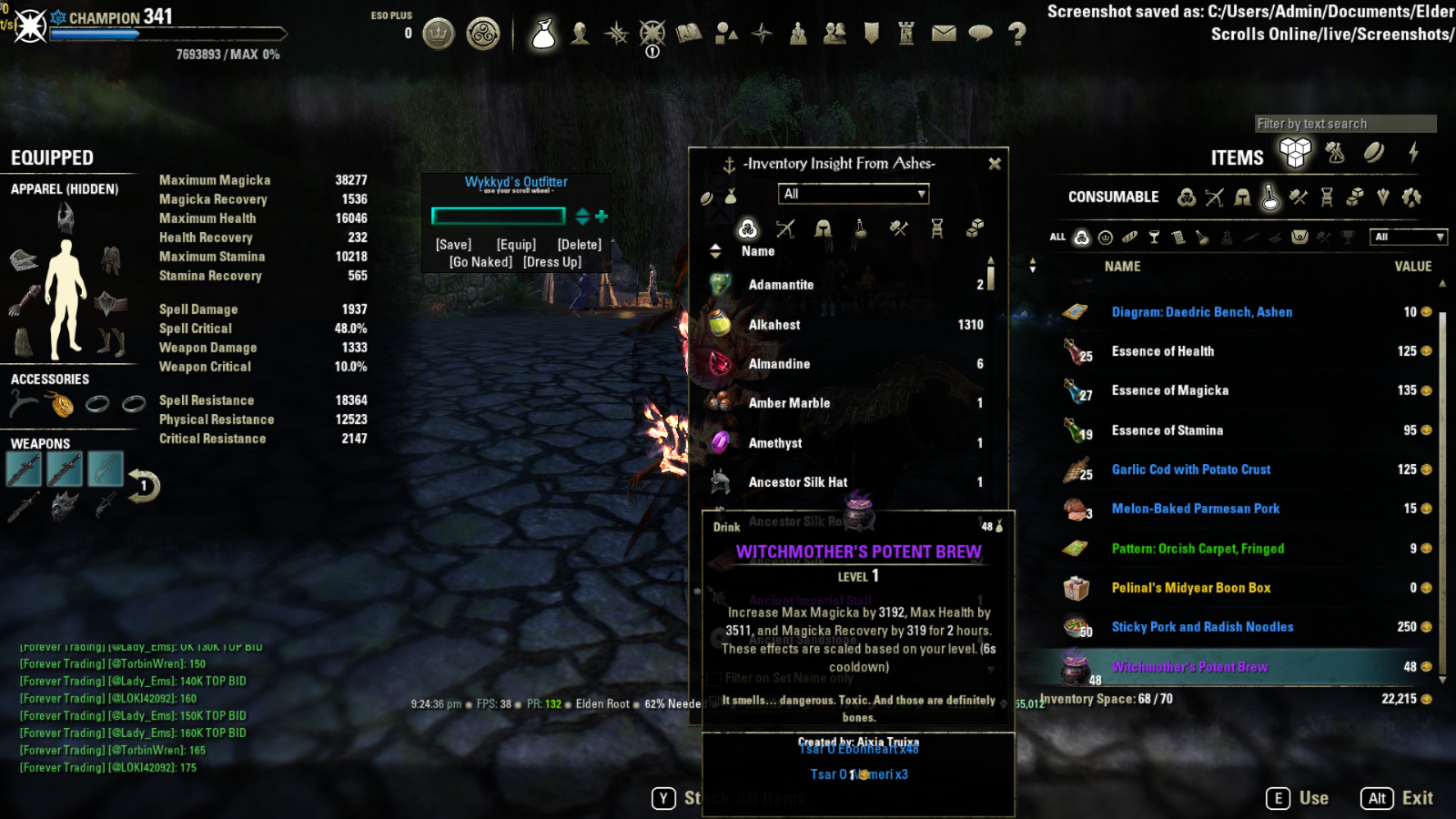Eso oblivion dmg