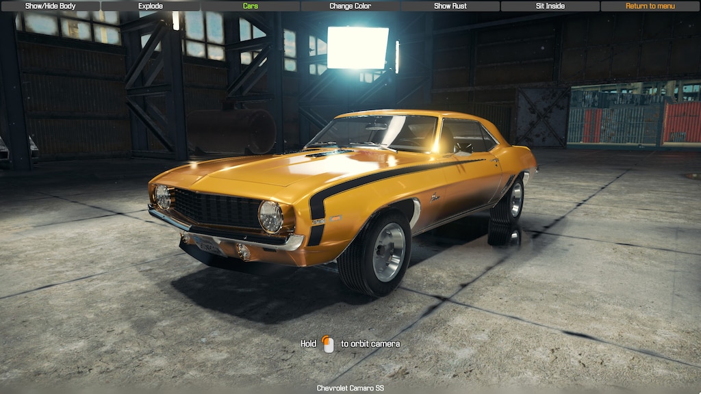 Steam Community Screenshot 1969 Chevrolet Camaro Ss