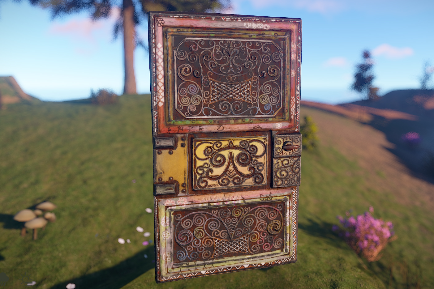 Antique Metal Door thumbnail 4