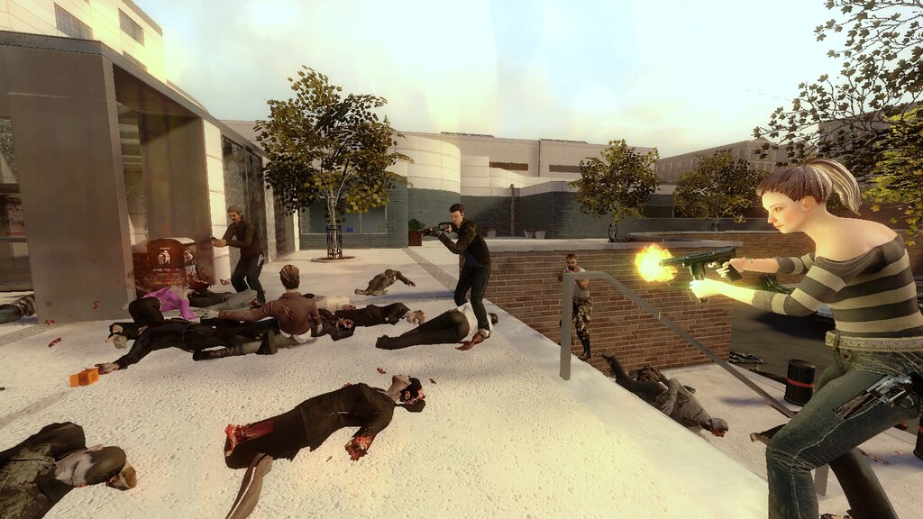 Steam Community Screenshot Jessica Eugene And Curtis Slaughtering Some Zombies
