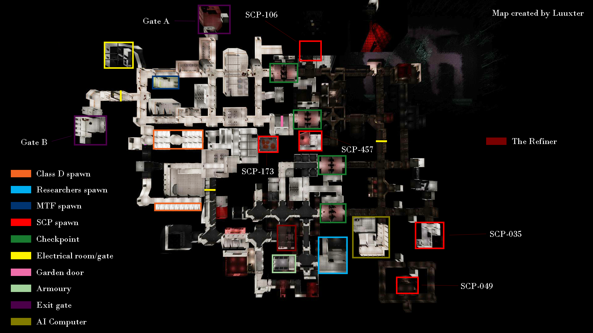 Scp containment breach map layout