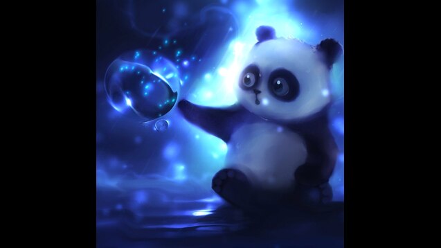 Steam Workshop::Cute Panda With Magic Sphere Animated