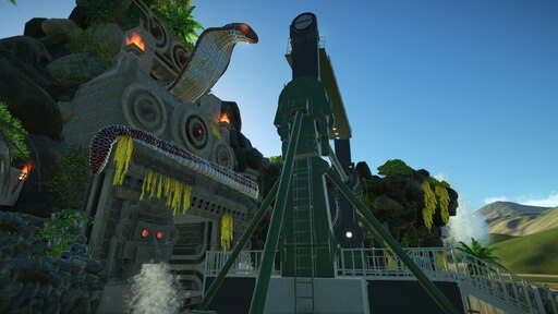 Steam Workshop Giant snake Aztec Mayan jungle temple ride skin