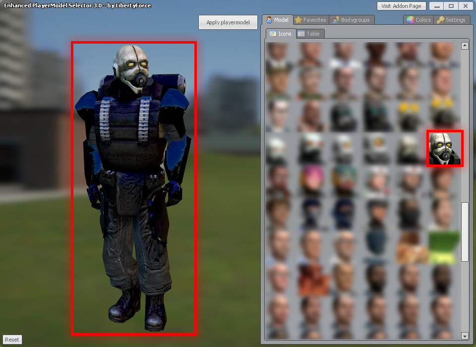 Steam Workshop::Enhanced PlayerModel Selector