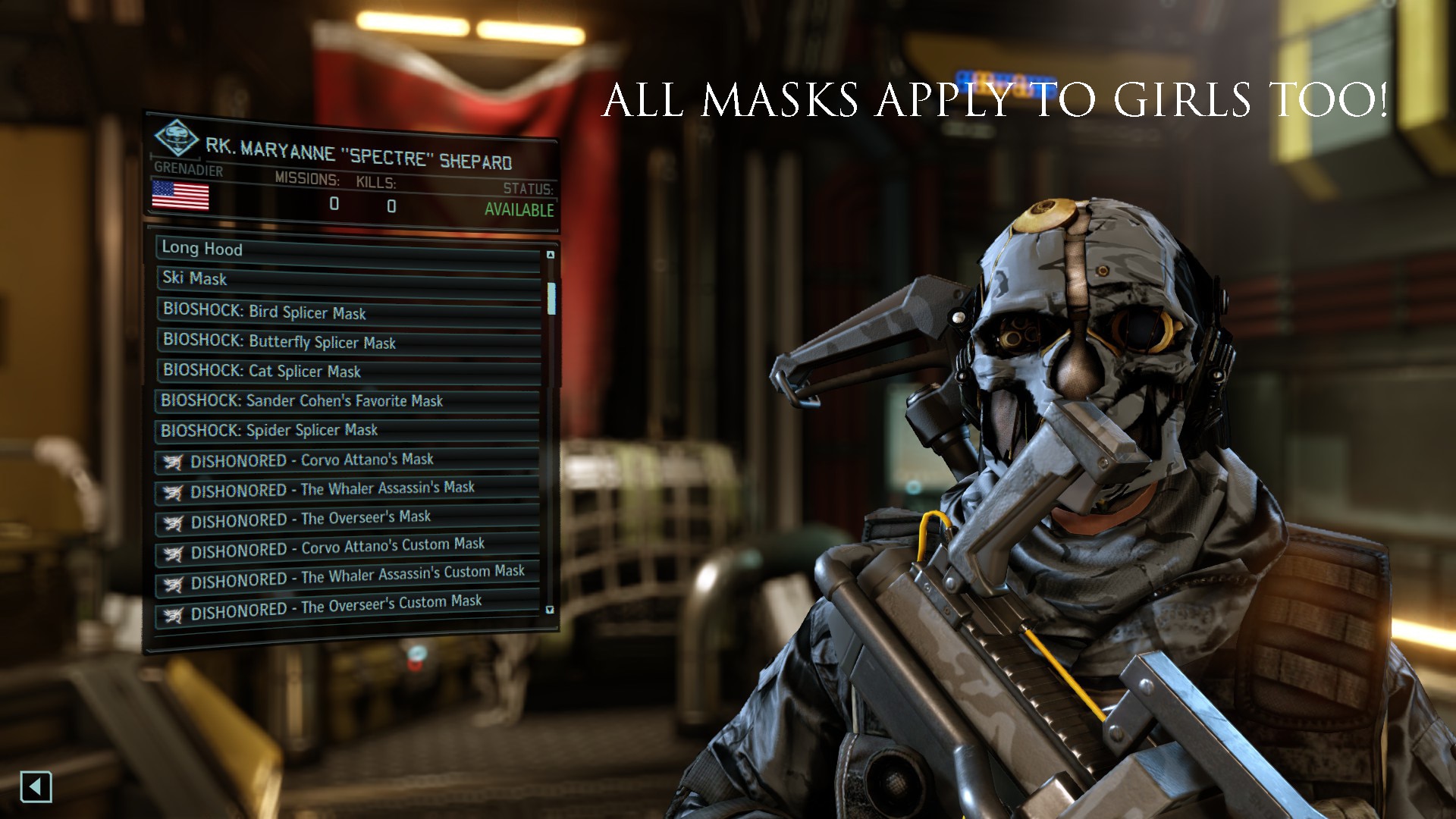 Steam Workshop::[DISHONORED] Dishonored Masks