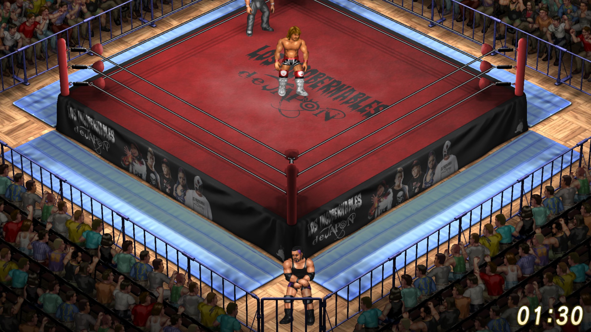 Steam ワークショップ Los Ingobernables De Japon Themed Ring Mat And Apron New Japan Pro Wrestling Bushi Evil Takahashi Sanada Naito