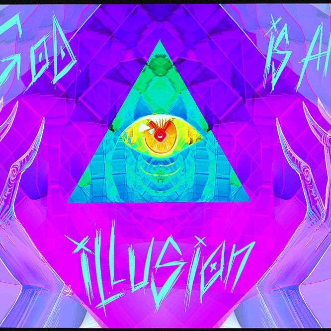 Psychedelic Triangle Eye
