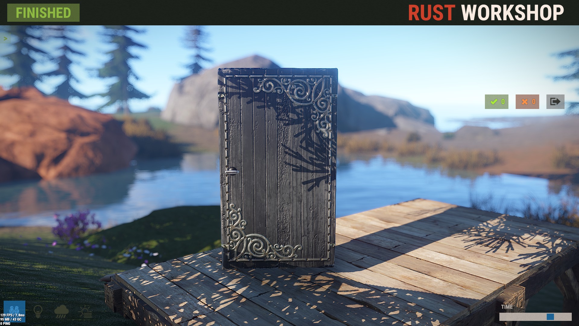 Black Decorative Wood Door screenshot 1