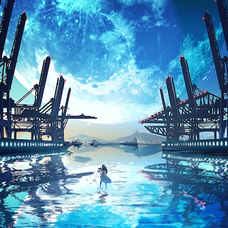 水面上的少女 Wallpapers Hdv