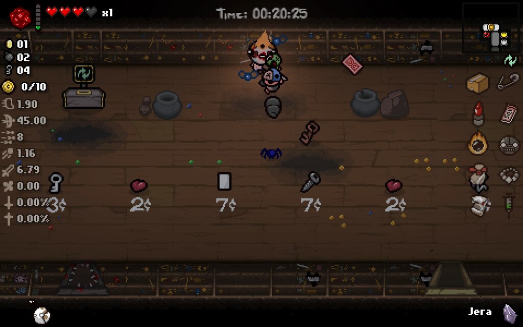 binding of isaac d20 break meme painted