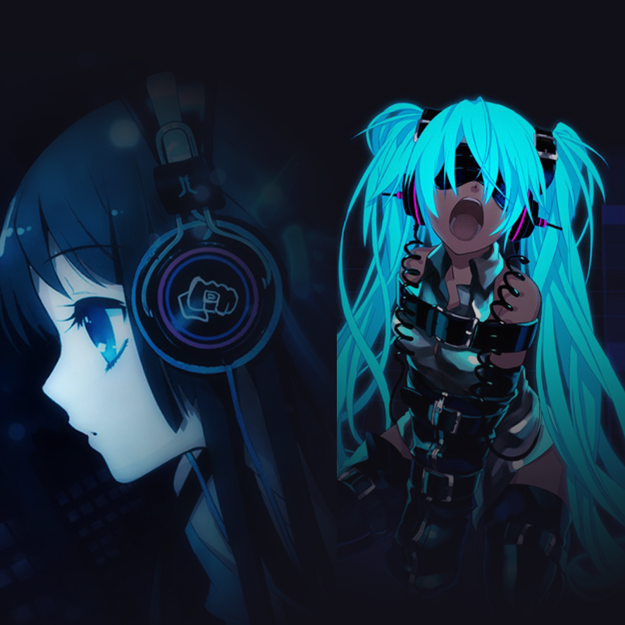 Steam Workshop Neon Blue Anime Wallpaper