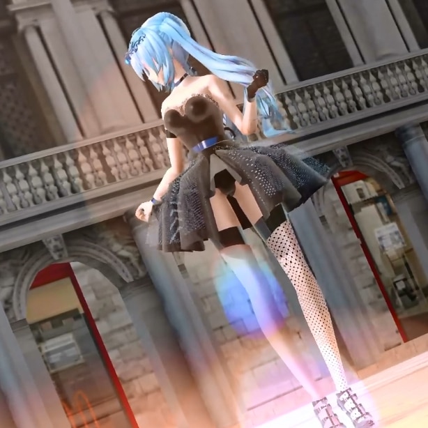 MMD 极乐净土 初音换装