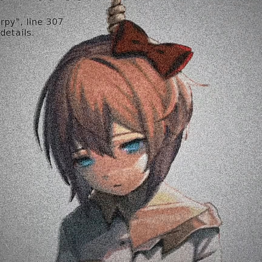 Sayori hanging scene with full music (SPOILER)