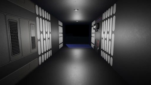 death star hallway