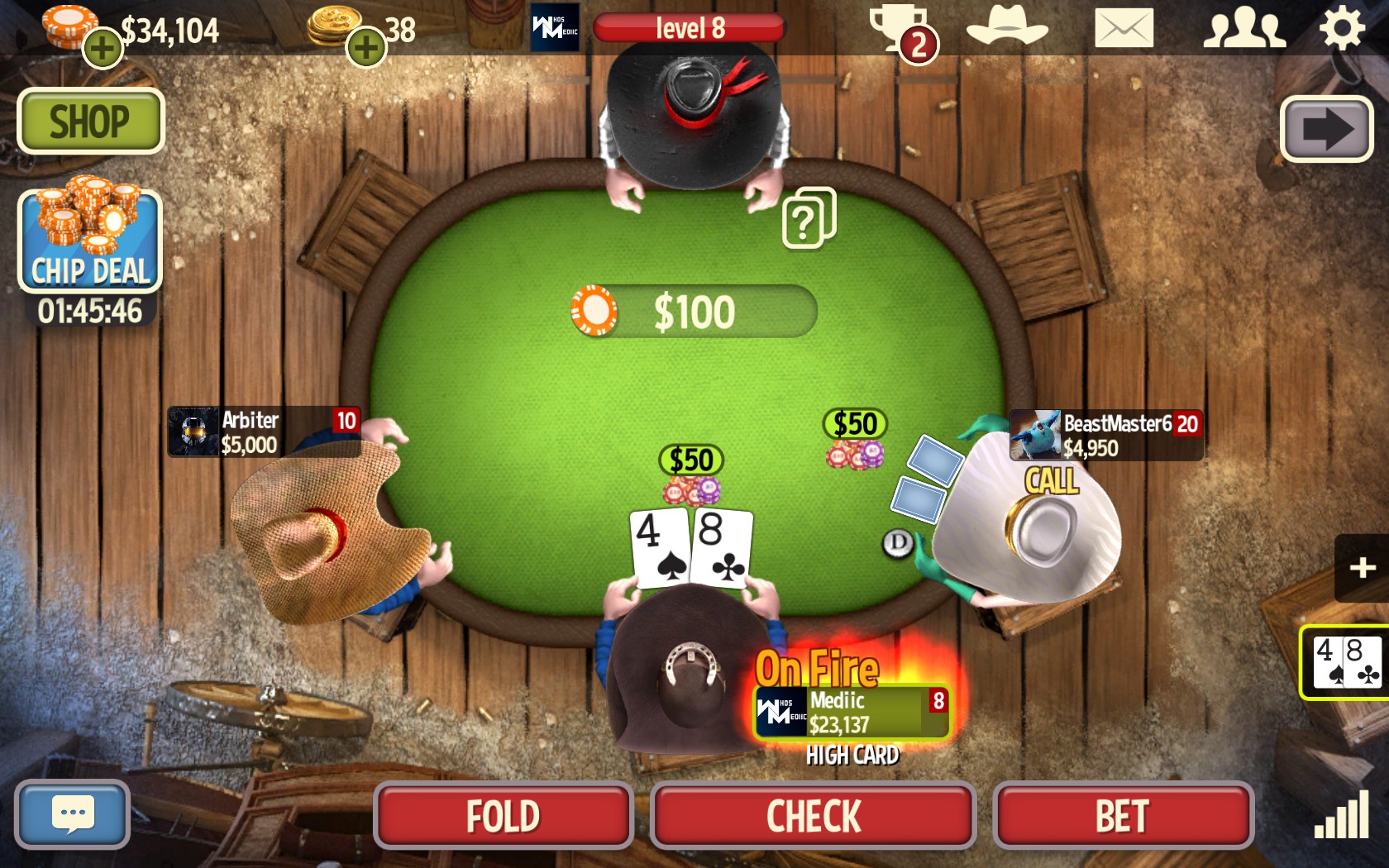 governor of poker 3 mod apk unlimited money