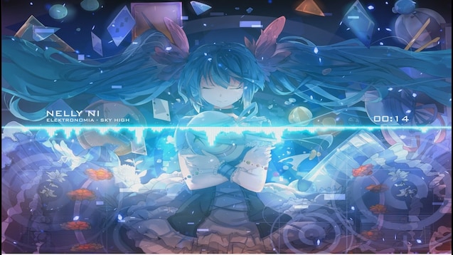 Steamワークショップ Nightcore Background Anime Miku 1080p