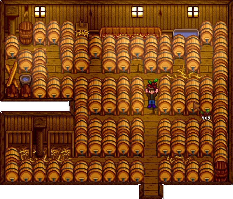 Gallery of Stardew Valley Shed Keg Layout.