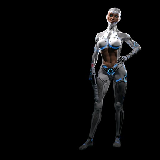 female cyborg